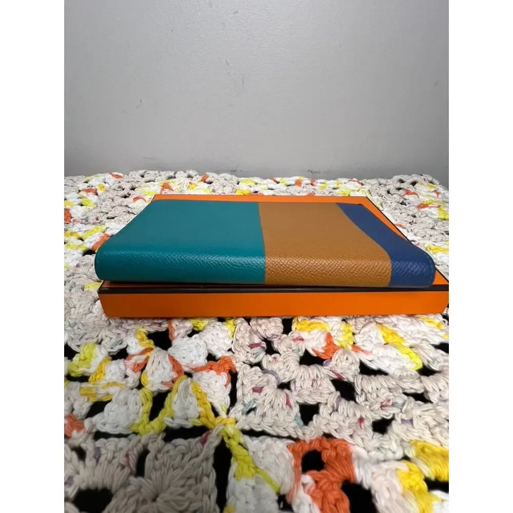 Hermes Vision II Tricolor Epsom Leather Agenda Cover 2016 with Box & COA